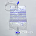 Disposable T-Valve Economical 2000ml Urine Bag